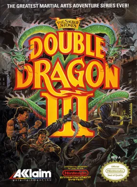 Double Dragon III - The Sacred Stones (USA) box cover front